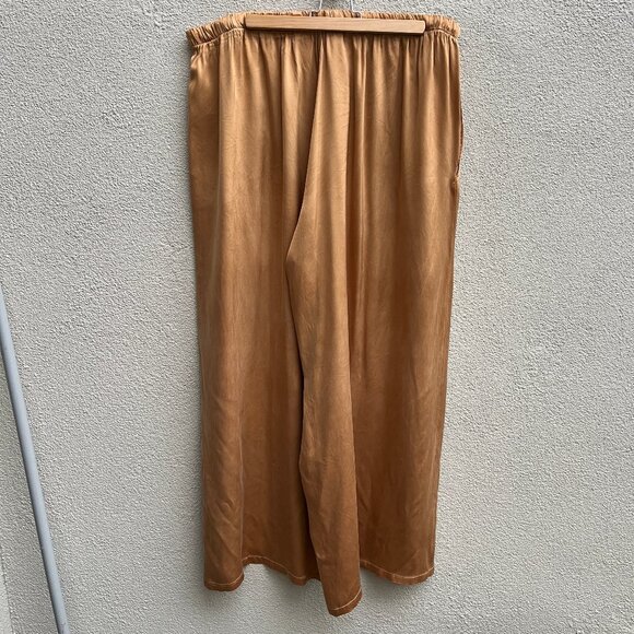 Silk wide leg pants, Vancouver-made by Jessaica Reddit, size variable - Picture 10 of 11